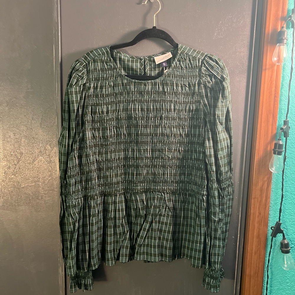 Plaid top